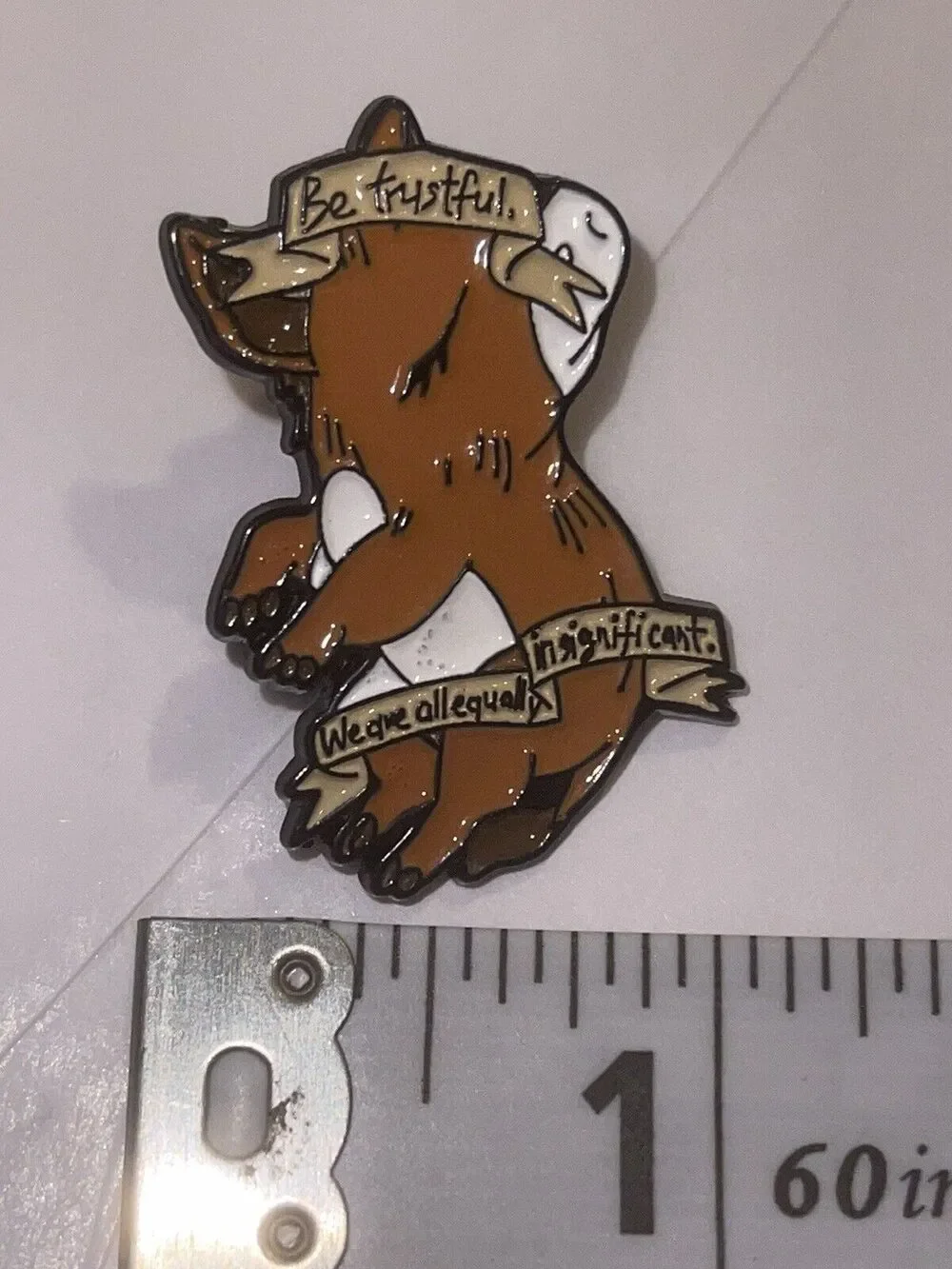 Be Truthful Pin Brooch